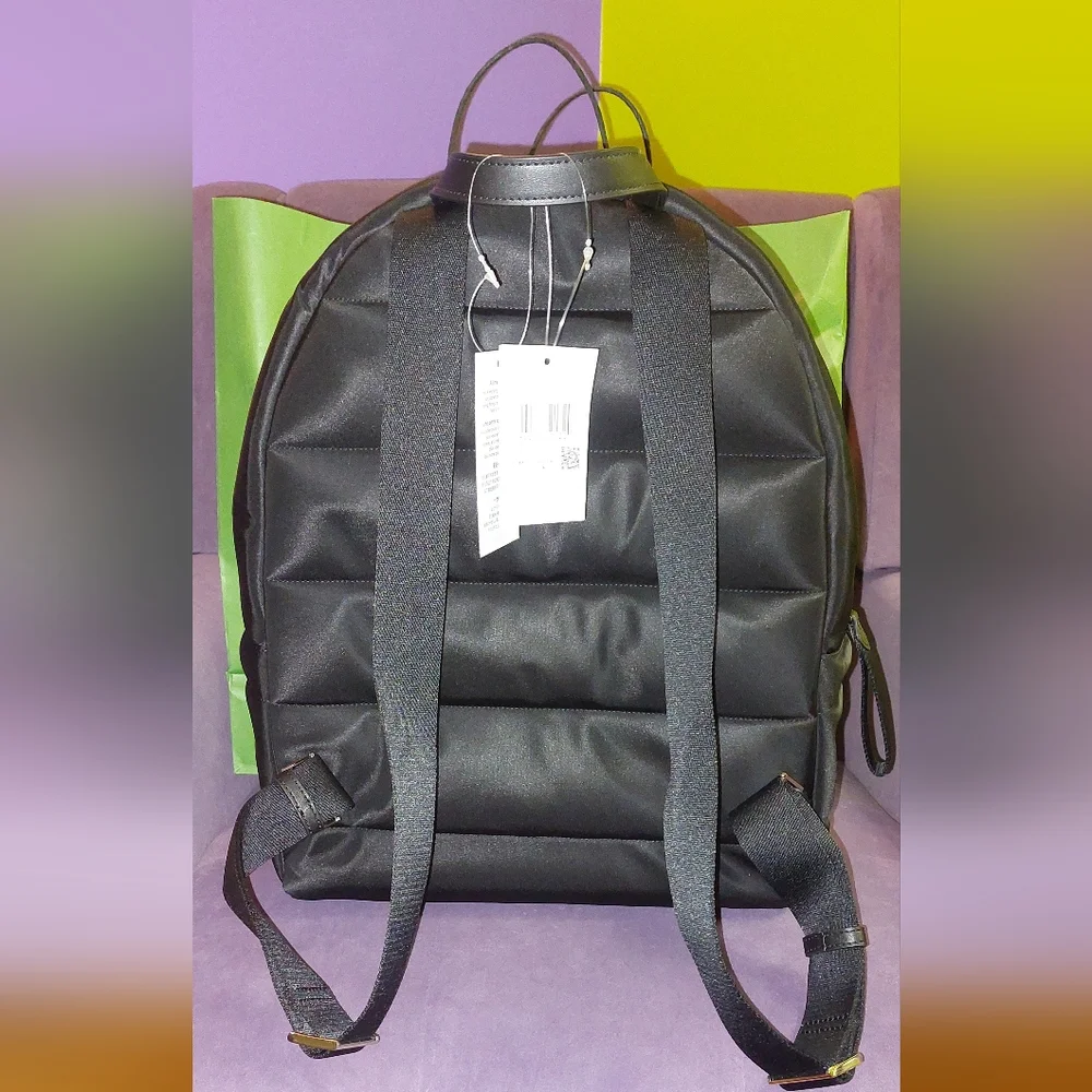 Kate Spade Ella Puffy Backpack in Black